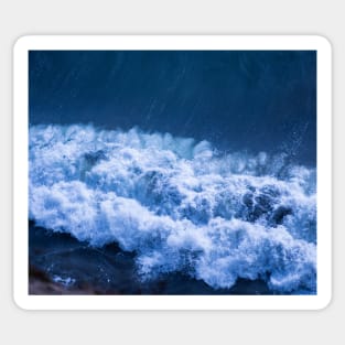 Blue Ocean Waves Sticker